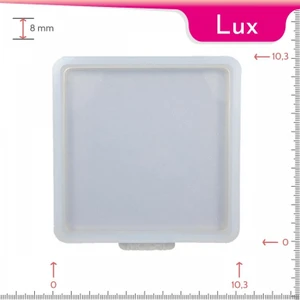 Mold-It Lux Bardak Altlığı Kare Silikon Kalıbı Tekli