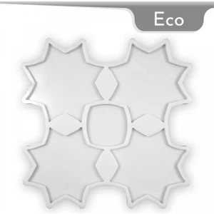Mold-It Eco Bardak Altlığı Yıldız Silikon Kalıbı