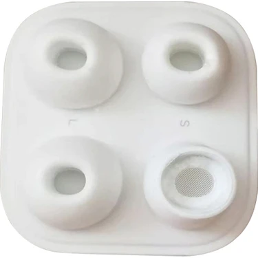 Ally Airpods Pro Için 2 Çift Silikon Yedek Kulaklık Ucu Kulaklık