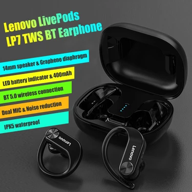 Lenovo Livepods Lp7 Bt Kancalı Kulaklık Beyaz (Yurt Fiyatı