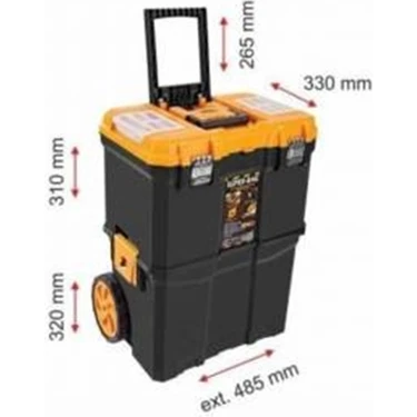 Super-Bag 5039 Çift Katlı Mobil Takım Çantası