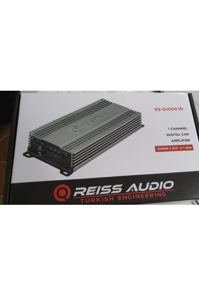 Mobass Reiss Audio RS-G1000.1D 1000 Watt Mono Tek Kanal Anfi
