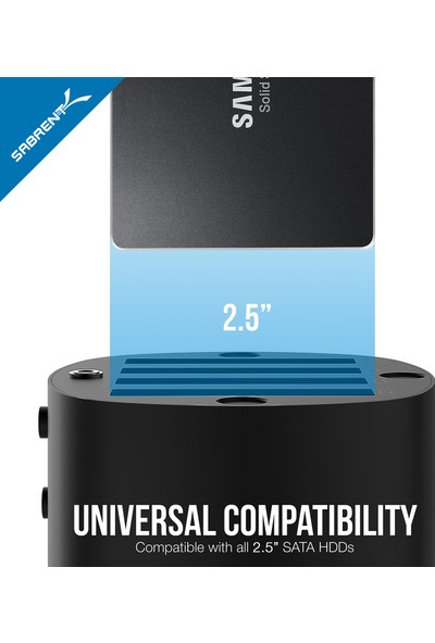 Sabrent 4 Yuvalı USB 3.0 2,5” Hd/ssd Kutusu Fanlı Ds-4ssd (Yurt Dışından)