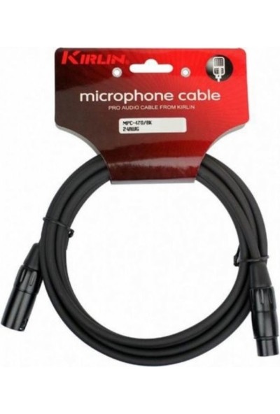 Kirlin MPC470 3m Mikrofon Kablosu
