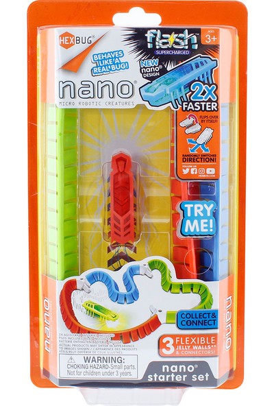 Hexbug Neco Toys Hexbug Flash Nano Başlangıç Seti Kırmızı