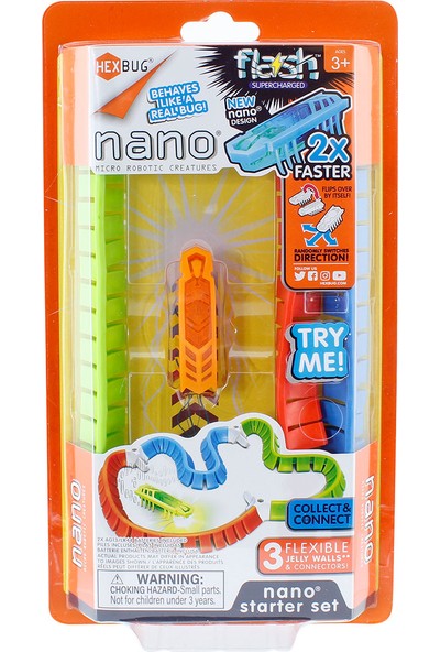 Hexbug Neco Toys Hexbug Flash Nano Başlangıç Seti Turuncu