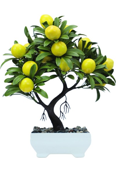 Dekoratif Limon Yapay Bitki