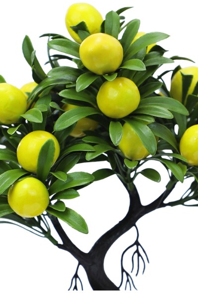 Dekoratif Limon Yapay Bitki