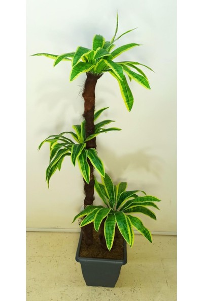 Cihan Çiçekçilik Yapay Ağaç Kısa Palmiye Tropik Çikas 140 cm