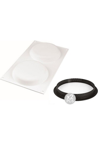 Silikomart Kit Tarte Ring Round 150 mm Kek Kalıbı