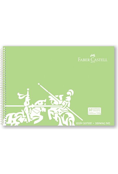 Faber-Castell PP Kapak Resim Defteri 35X50cm 30 Yaprak