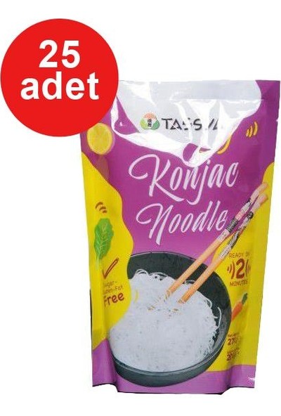 Tassya Shirataki (Konjac) Noodle 270 gr x 25 Adet