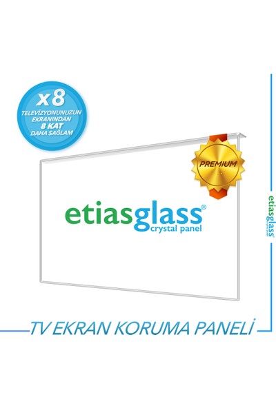 Etiasglass Lg 75NANO916 Tv Ekran Koruyucu / 3mm Ekran Koruma Paneli