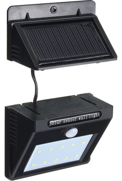 Insma Entegre Güneş Enerjili Pır Hareket Sensörü Güvenlik Duvar Işık Lambası (Yurt Dışından)