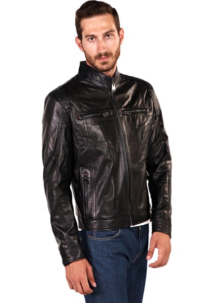 Deri Fermuarlı Deri Mont fırsatları