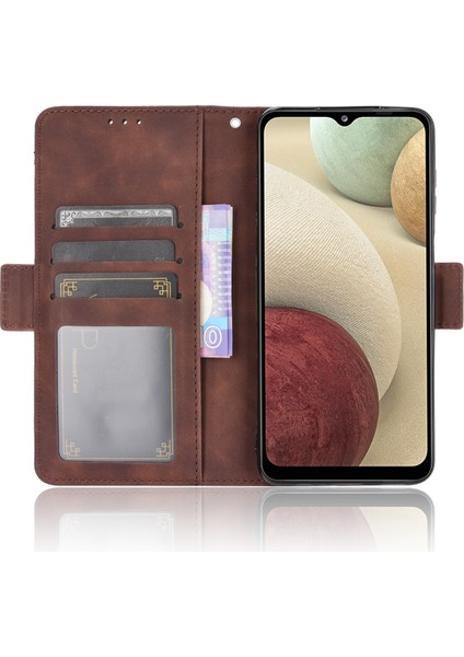 Samsung Galaxy M32 İçin Kart Yuvalı Kılıf Kahverengi (Yurt Dışından) indirimleri