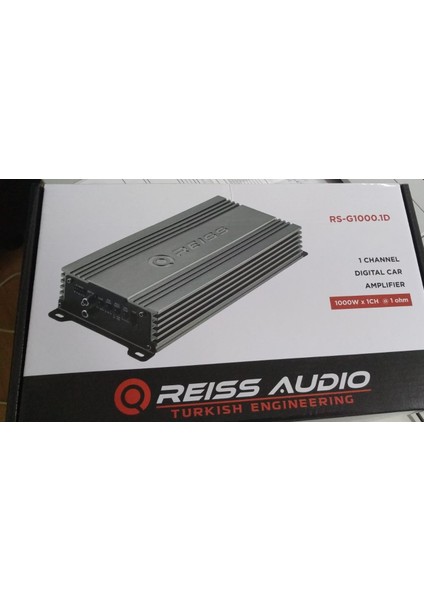 Reiss Audio RS-G1000.1D 1000 Watt Mono Tek Kanal Anfi