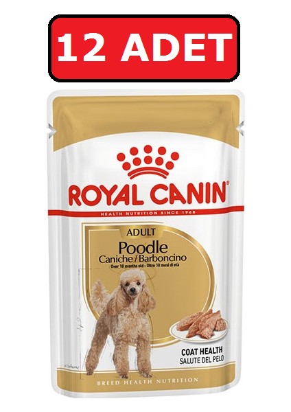 Poodle Yaş Köpek Maması 12 Adet x 85 gr Pouch Konserve