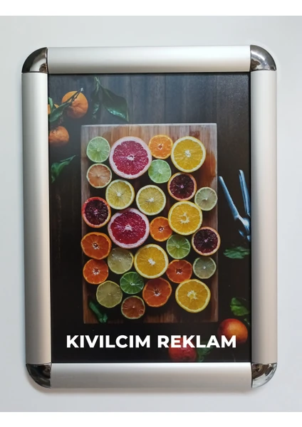 Kıvılcım Plastik ve Reklam Ürünleri 10´lu Paket Alüminyum Rondo Çerçeve