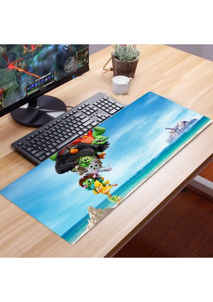 70X30 Xl Angry Bırds 3mm Kauçuk Kaymaz Taban Oyuncu Gaming Mouse Pad fiyatları