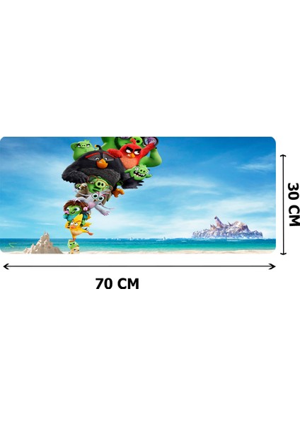 70X30 Xl Angry Bırds 3mm Kauçuk Kaymaz Taban Oyuncu Gaming Mouse Pad modelleri