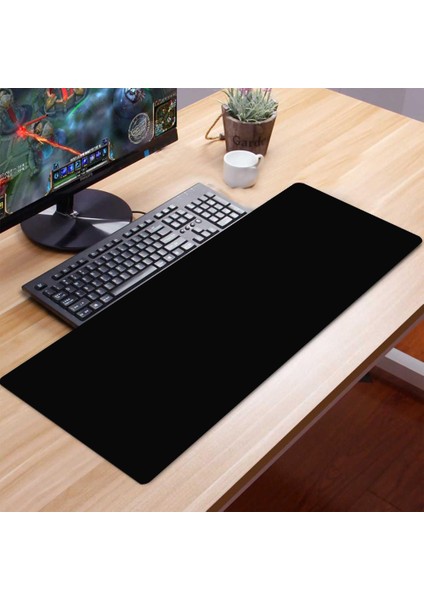 70X30 Xl Oyuncu Gaming Mouse Pad Düz Siyah