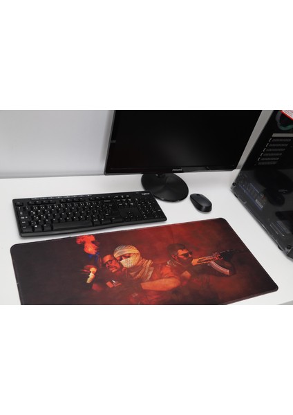 70X30 cm Xl Csgo 3mm Kauçuk Kaymaz Taban Oyuncu Gaming Mouse Pad