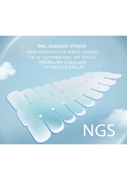 Ngs Tırnak Koruma Stıckers Etiket 1 Kutu 180 Adet