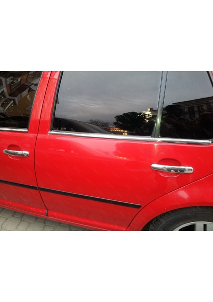 Vw Golf 4 Krom Cam Çıtası 4 Prç. 1998-2004 P. Çelik