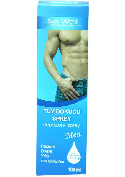 Tüy Dökücü Sprey 100 ml - Erkekler Için modelleri