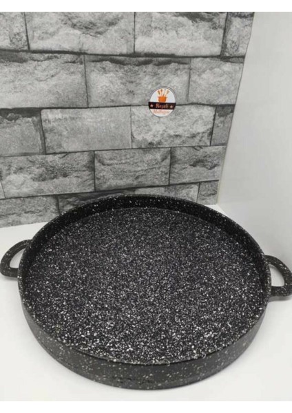 Döküm Izgara ve Gözleme Tepsi 36 cm Siyah Bazlama Krep Çift Taraflı Derin Tava fiyatları