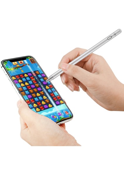 iPod Touch İçin Aktif Kapasitif Stylus Gümüş (Yurt Dışından)