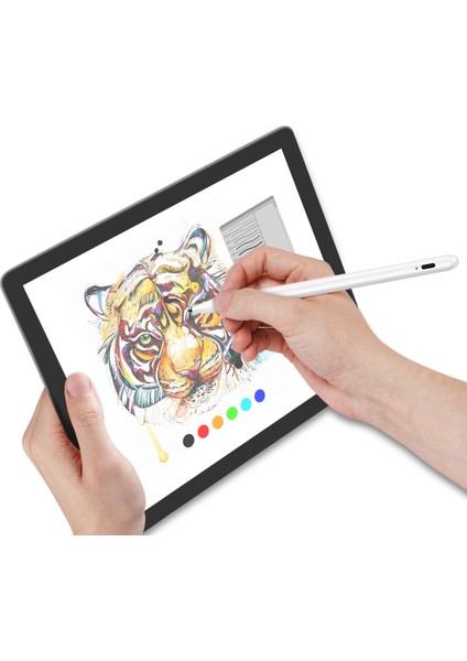 1.4 - 2.3 mm Kapasitif Ekran Stylus Kalem Beyaz (Yurt Dışından)