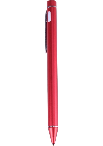 2.3 mm Süper Metal Nib Kapasitif Dokunmatik Ekran Stylus Kalem Kırmızı (Yurt Dışından)