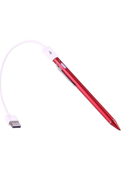 2.3 mm Süper Metal Nib Kapasitif Dokunmatik Ekran Stylus Kalem Kırmızı (Yurt Dışından)