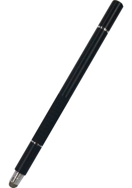3-In-1 Cep Telefonu Flat Kapasitans Hassas Kalem Siyah (Yurt Dışından)