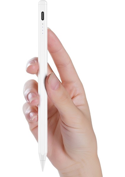 iPad İçin Mutural Yüksek Hassas Kapasitif Dokunmatik Stylus Kalem Beyaz (Yurt Dışından)