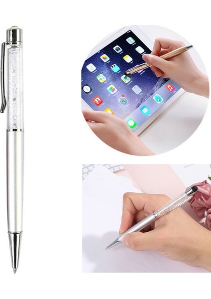 At-22 2 1 Evrensel Stylus Tükenmez Kalem Gümüş (Yurt Dışından)