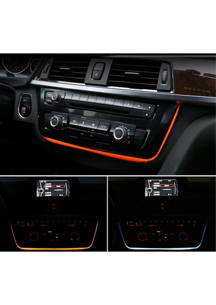 Bmw F30 klima çerçevesi paneli ledli ışıklı piano black fiyatları