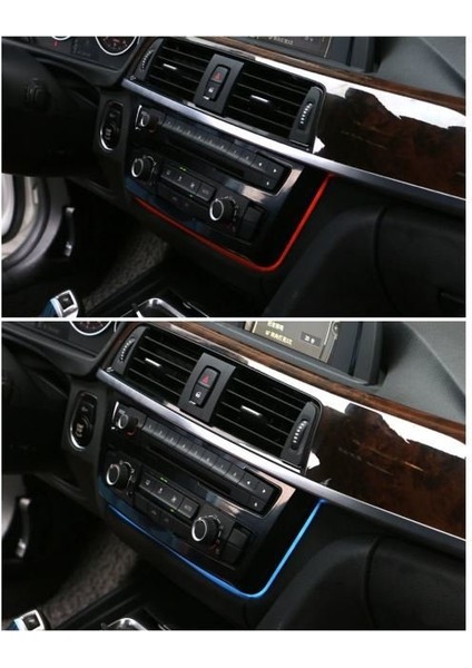 Bmw F30 klima çerçevesi paneli ledli ışıklı piano black fırsatları