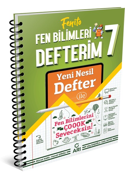 7.Sınıf Fenito Fen Bilimleri Yeni Nesil Defterim Yeni 2022