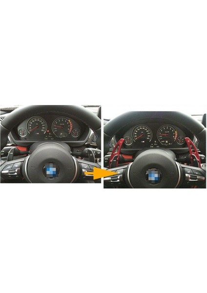 Bmw F32 F33 F36 m4 direksiyon f1 vites kulakçık paddle shift siyah