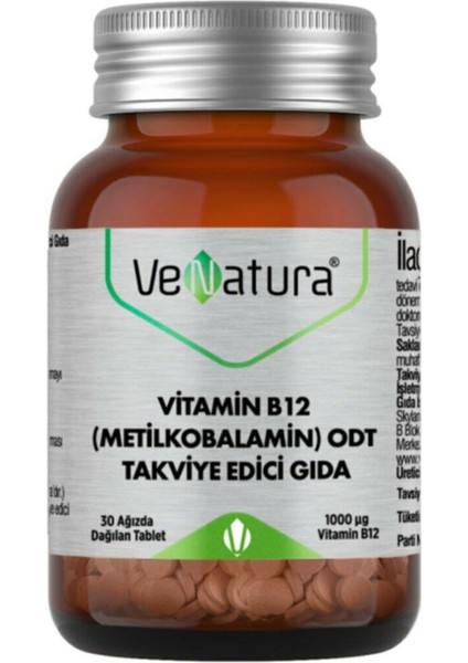 Vitamin B12 (Metilkobalamin) Odt 30 Tablet