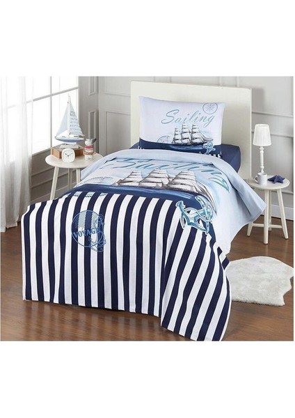 Ranforce Tek Kişilik Pike Takımı Yeni Desen 2020 Sailing Voyage