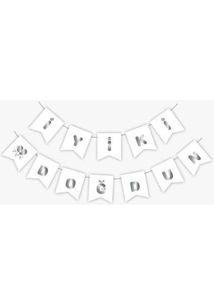 Paper Craft Yaldızlı Banner Iyiki Doğdun Yazısı fiyatları