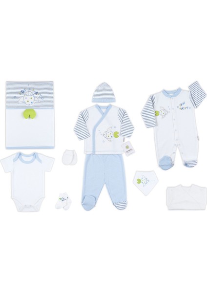 Baby Mobil Balık 10'lu Bebek Hastane Çıkış Seti 4523