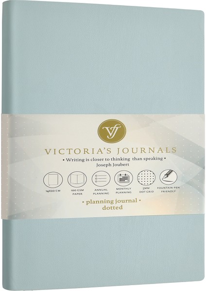 Victoria's Journals Smyth Pastel Noktalı Defter Yeşil 15 x 21 cm