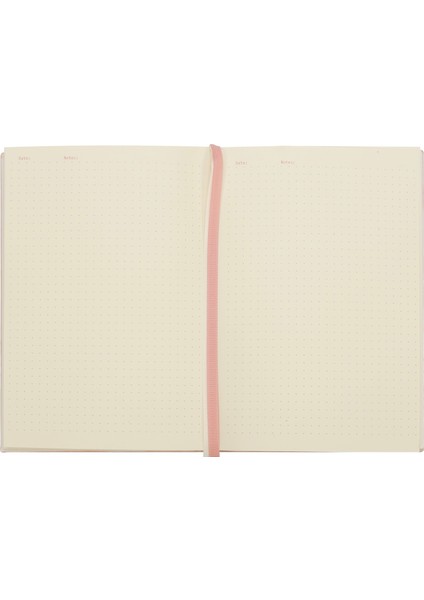 Venzi Classic Noktalı Defter Siyah 14 x 20 cm