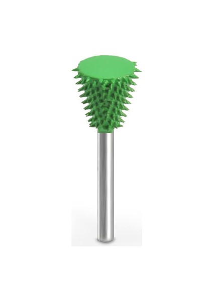 Saburtooth 18DT38ASE-50 Zıvana (Kırlangıç) Tip Düz Sonlu Törpü Kalın Diş (Sap:3.2 Mm)