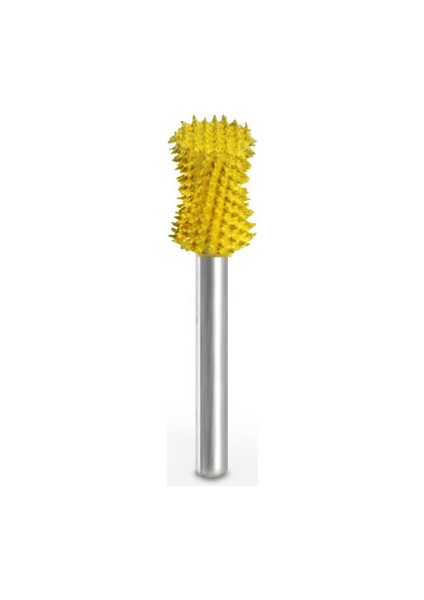 Saburtooth 18CC14-40 Iç Bükey Tam Kaplı Törpü 6.35 mm Ince Diş (Sap:3.2 Mm)